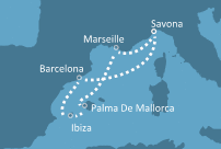 Spagna, Baleari, Corsica, Francia