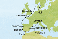Spagna, Portogallo, Inghilterra, Germania