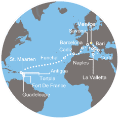 Malta, Spagna, Madera, Caraibi