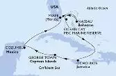 Miami,Nassau,Ocean Cay,Ocho Rios,George Town,Cozumel,Miami