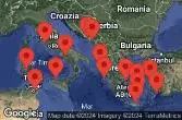 Italy, Greece, Montenegro, Croatia, Turkey