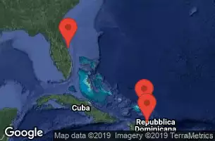 CARNIVAL ELATION - Itinerario di 5 notti partendo da PORT CANAVERAL (ORLANDO),FL il 14/10/2019 - FL, Dominican Republic