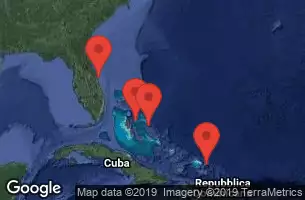 CARNIVAL ELATION - Itinerario di 5 notti partendo da PORT CANAVERAL (ORLANDO),FL il 30/05/2020 - FL, The Bahamas
