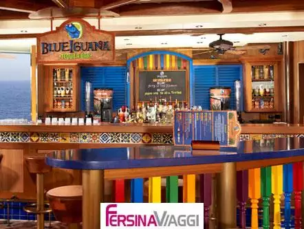 Carnival Ecstasy - blue iguana bar