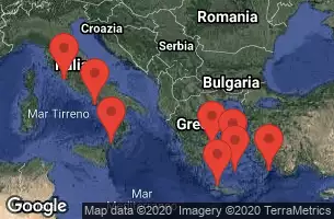 CELEBRITY EDGE - Itinerario di 10 notti partendo da CIVITAVECCHIA il 18/09/2020 - ITALIA, GRECIA