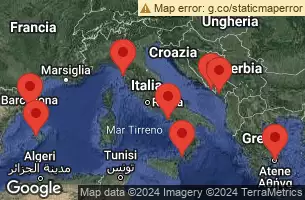 CELEBRITY INFINITY - Itinerario di 11 notti partendo da ATENE (PIREO), GRECIA il 04/11/2024 - GRECIA, MONTENEGRO, CROAZIA, ITALIA