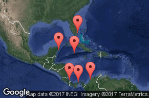 FLORIDA, COSTA RICA, PANAMA, COLOMBIA, GRAND CAYMAN, MESSICO