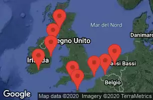 CELEBRITY REFLECTION - Itinerario di 12 notti partendo da AMSTERDAM, PAESI BASSI il 10/08/2020 - IRLANDA, SCOZIA, FRANCIA, INGHILTERRA, BELGIO