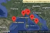BARCELLONA, SPAGNA, FRANCIA, ITALIA, IN NAVIGAZIONE