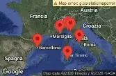 BARCELLONA, SPAGNA, FRANCIA, ITALIA, IN NAVIGAZIONE