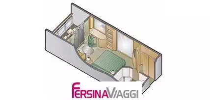 mapp Cabina esterna con balcone 