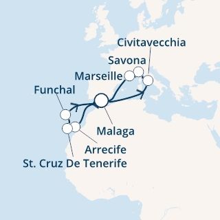 Spagna, Italia, Francia, Isole Canarie, Madera