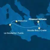Grecia, Tunisia, Italia