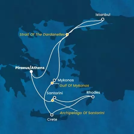 COSTA FORTUNA - Itinerario di 6 notti partendo da ATENE il 19/07/2024 - Grecia, Turchia