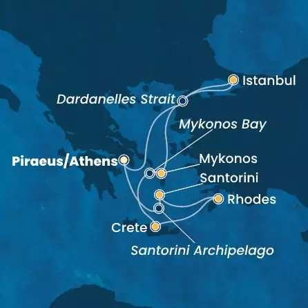 COSTA FORTUNA - Itinerario di 6 notti partendo da ATENE il 13/06/2025 - Grecia, Turchia