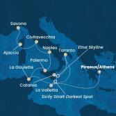 Grecia, Malta, Italia, Tunisia, Corsica (Francia)