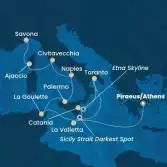 Grecia, Malta, Italia, Tunisia, Corsica (Francia)