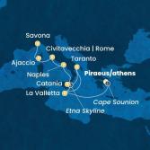 Grecia, Malta, Italia, Corsica (Francia)