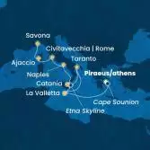 Grecia, Malta, Italia, Corsica (Francia)