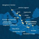 Grecia, Montenegro, Croazia, Italia