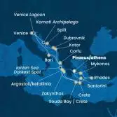 Grecia, Montenegro, Croazia, Italia