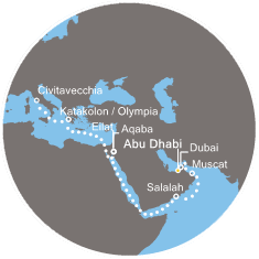 Emirati Arabi Uniti, Oman, Giordania, Israele, Grecia, Italia