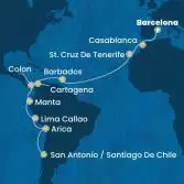 Spagna, Marocco, Isole Canarie, Antille, Colombia, Costa Rica, Panama