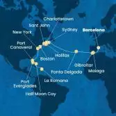 Spagna, Gibilterra, Isole Azzorre, Canada, Stati Uniti, Florida (USA), Repubblica Dominicana
