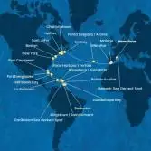 Spagna, Gibilterra, Isole Azzorre, Canada, Stati Uniti, Florida (USA), Repubblica Dominicana, Antille, Isole Vergini