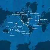 Spagna, Portogallo, Isole Azzorre, Stati Uniti, Florida (USA), Messico, Stati Uniti, Hawai, Polinesia, Fiji, Australia