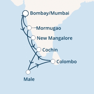 India, Maldive, Sri Lanka