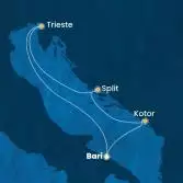 Italia, Montenegro, Croazia