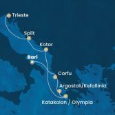 Italia, Grecia, Montenegro, Croazia