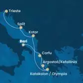 Italia, Grecia, Montenegro, Croazia