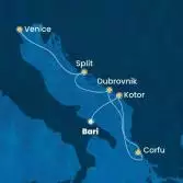 Italia, Montenegro, Grecia, Croazia