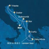 Italia, Croazia, Grecia, Montenegro