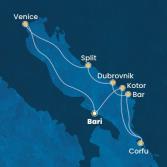 Italia, Montenegro, Grecia, Croazia