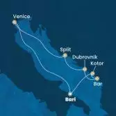Italia, Montenegro, Croazia