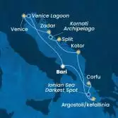 Italia, Grecia, Montenegro, Croazia