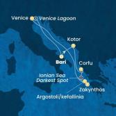 Italia, Montenegro, Grecia