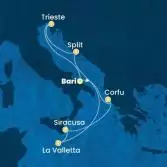Italia, Grecia, Malta, Croazia