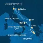 Italia, Grecia, Montenegro