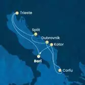 Italia, Montenegro, Grecia, Croazia