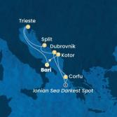 Italia, Montenegro, Grecia, Croazia