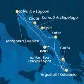 Italia, Grecia, Montenegro, Croazia