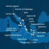 Italia, Grecia, Montenegro, Croazia