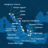 Italia, Grecia, Montenegro