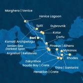 Italia, Grecia, Montenegro, Croazia