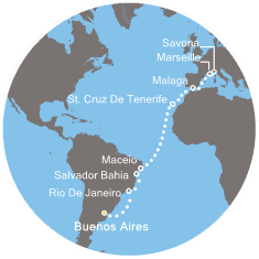 Argentina, Brasile, Isole Canarie, Spagna, Francia, Italia