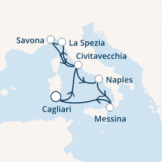 COSTA SMERALDA - Itinerario di 6 notti partendo da CAGLIARI il 12/05/2021 - Italia
